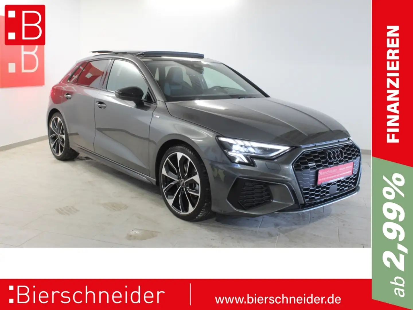 Audi A3 Sportback 40 TFSI qu. S-Tronic 2x S-Line Style* 19 Grau - 1