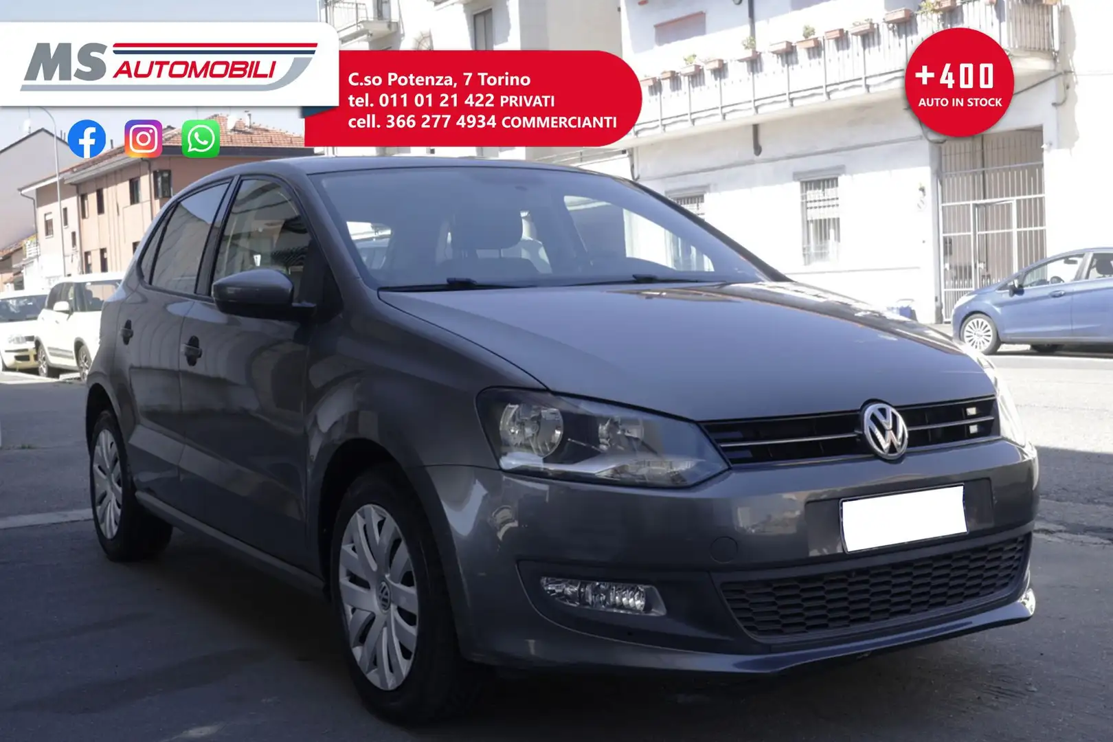Volkswagen Polo Volkswagen Polo 1.2 TDI DPF 5 porte Comfortline U Сірий - 1