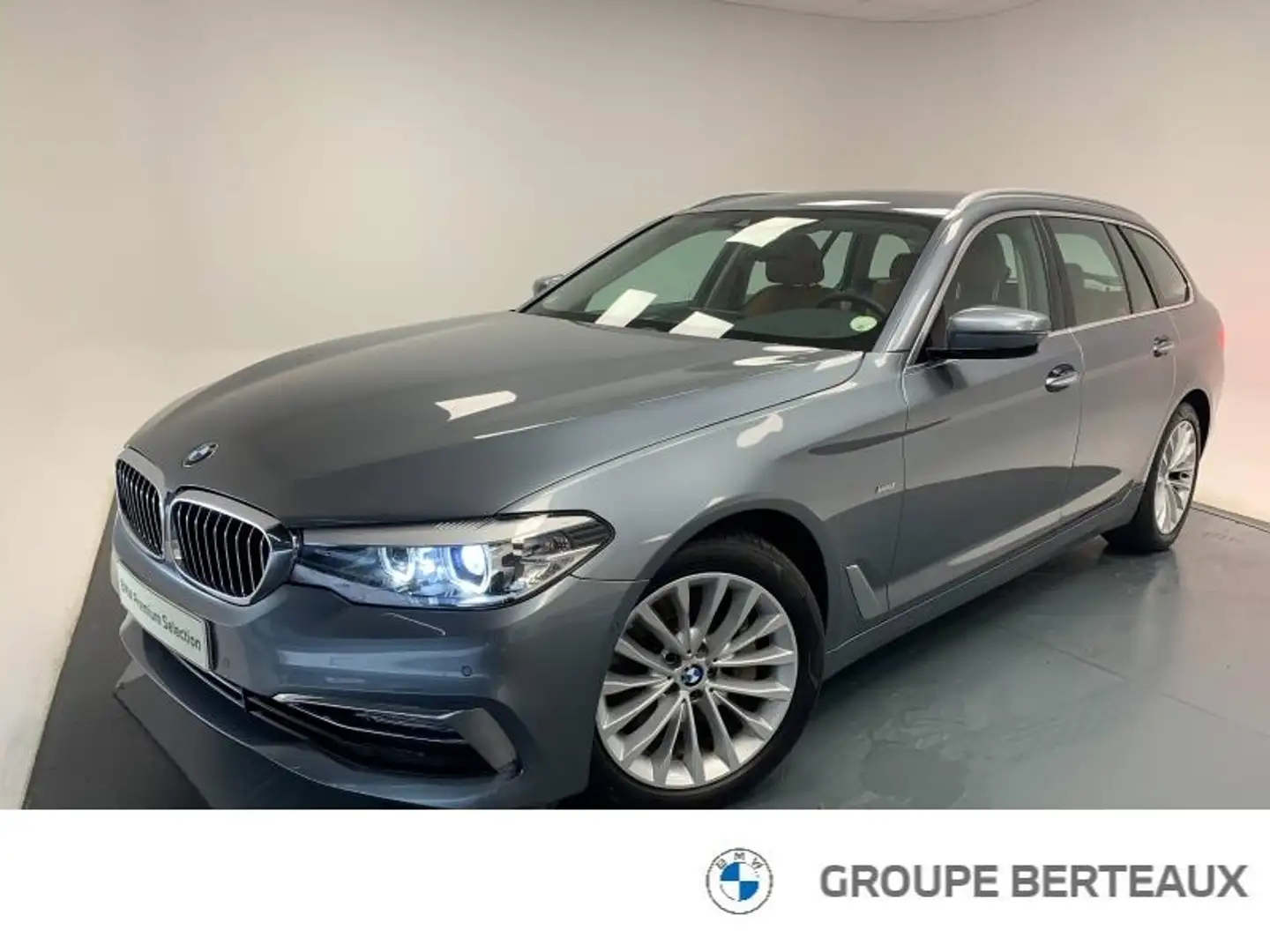 BMW 530 530dA xDrive 265ch Luxury Steptronic Bleu - 1
