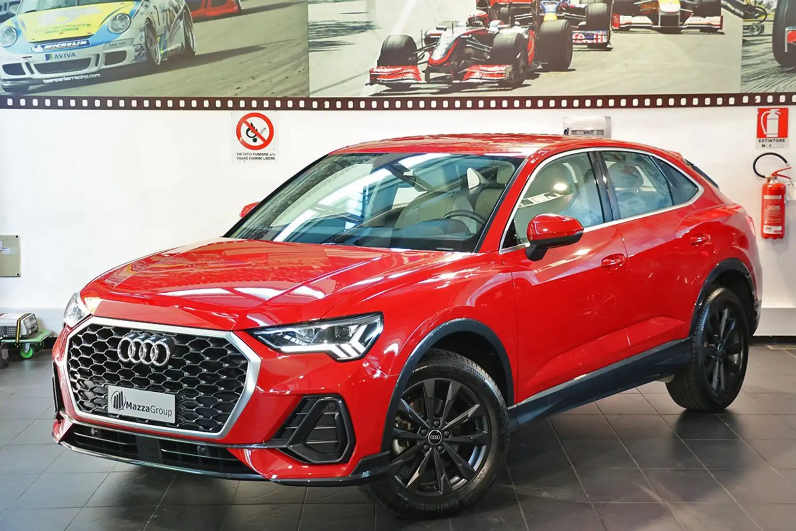 Audi Q3 35 TFSI Sportback SPB S-Tronic Busin. Plus - PELLE Rosso - 1