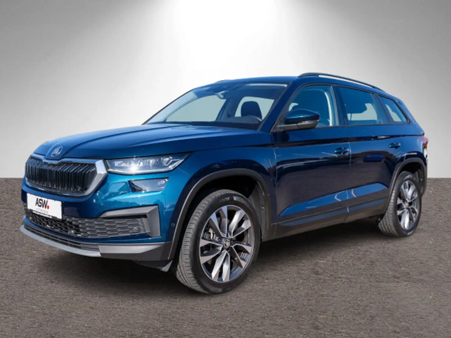 Skoda Kodiaq Tour 4x4 2.0 TDI DSG LED Navi RFK AHK 7-S Blau - 1