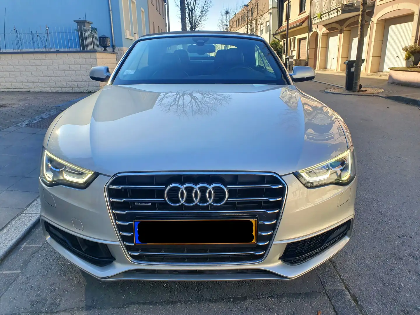 Audi A5 cabrio 2.0 TFSi Quattro S-line Tiptronic 224 CV Argent - 2