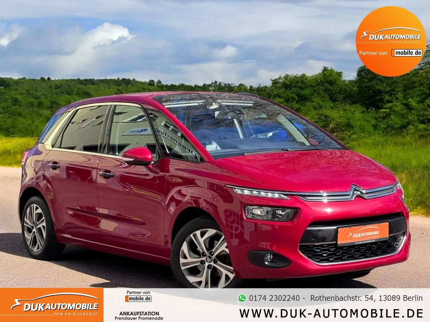 Citroen C4 Picasso /Spacetourer Intensive *Massage Sitze* Rood - 1