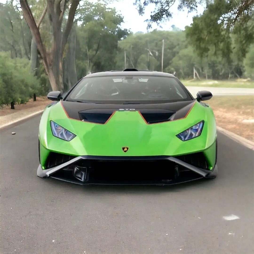 Lamborghini Huracán STO RWD zelena - 1