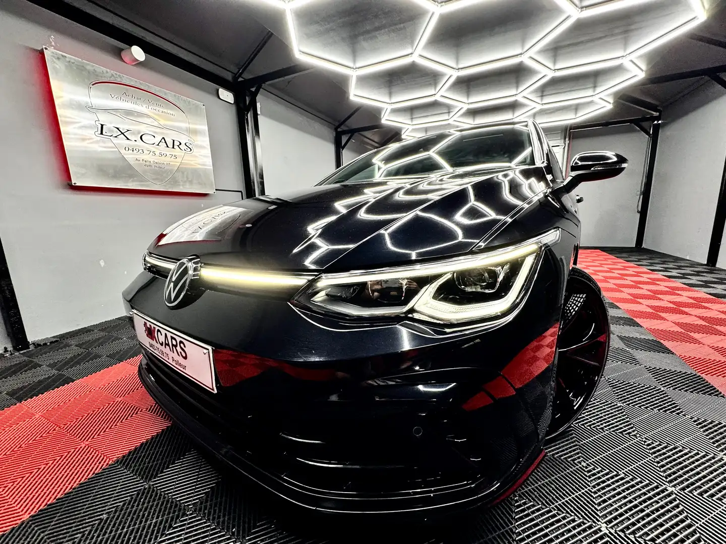 Volkswagen Golf 🔺Golf 8*hybride*RLINE*FULL OPTION*CERAMIQUE🔺 Black - 1