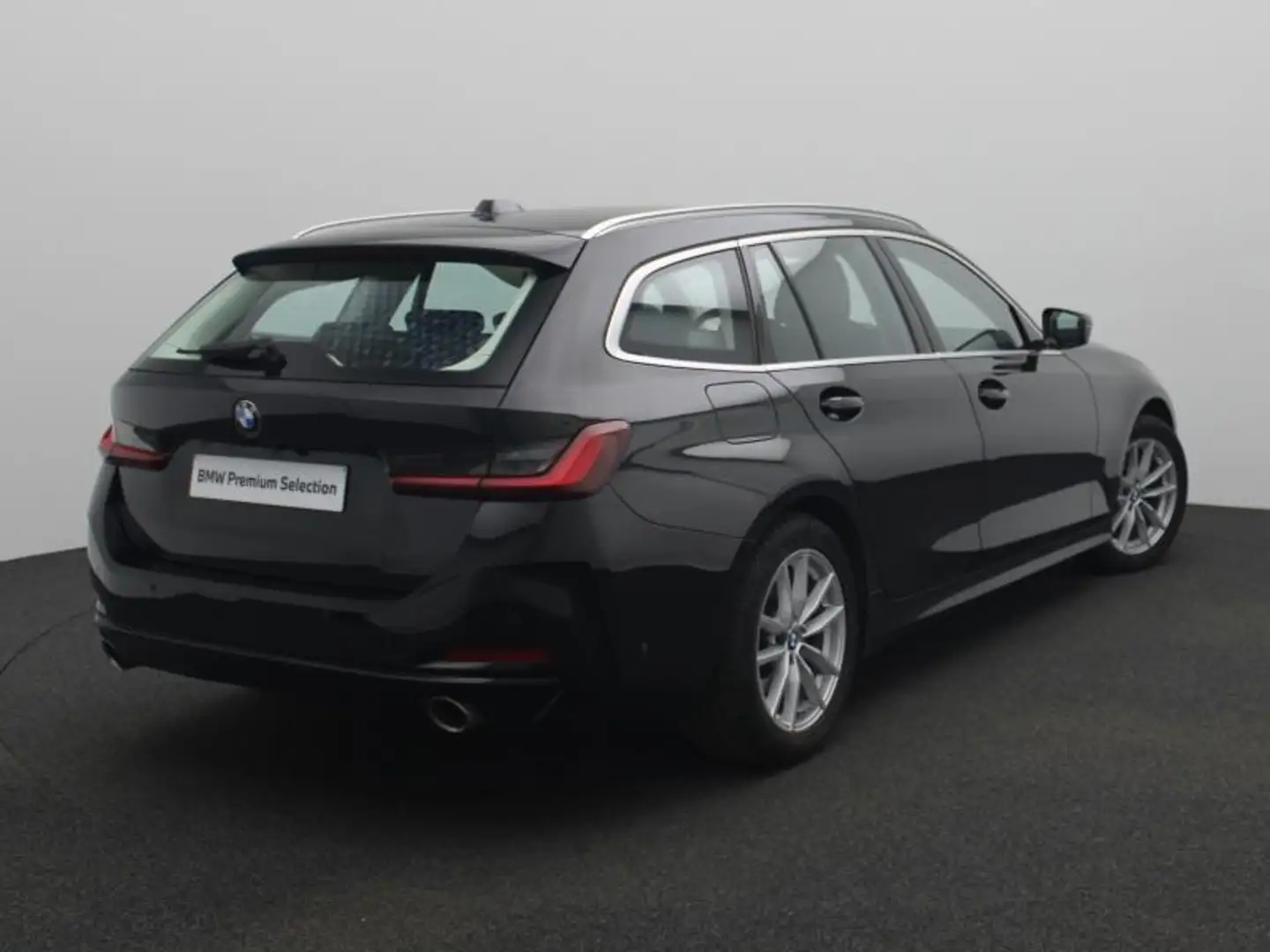 BMW 318 FACELIFT - LEDER - AUTOMAAT - Zwart - 2