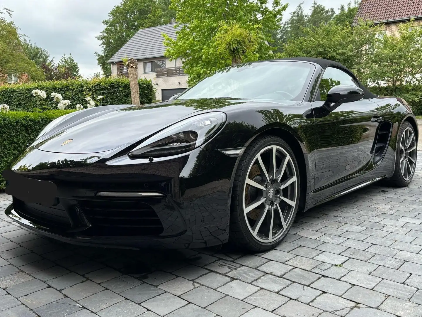 Porsche 718 Boxster 2.0 Turbo PDK, PASM, PDLS, Navi, Bose,.. Zwart - 1