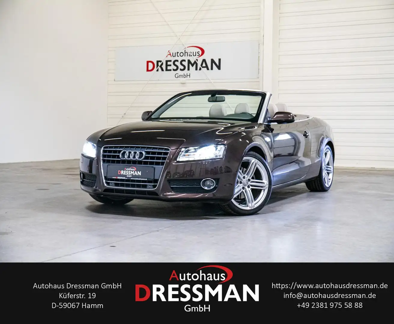 Audi A5 2.0 TFSI CABRIOLET AUTOMATIK NAVI XENON 19Z Коричневий - 2