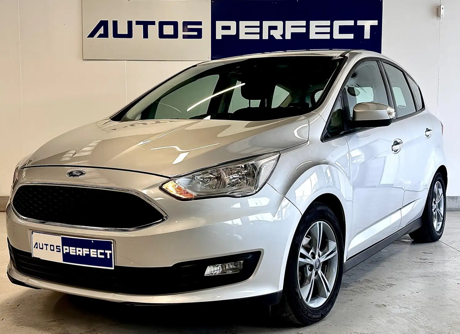 Ford C-Max 1.0 EcoBoost 92KW CRUISE ATT REM PDC BLUETOOTH Argent - 1