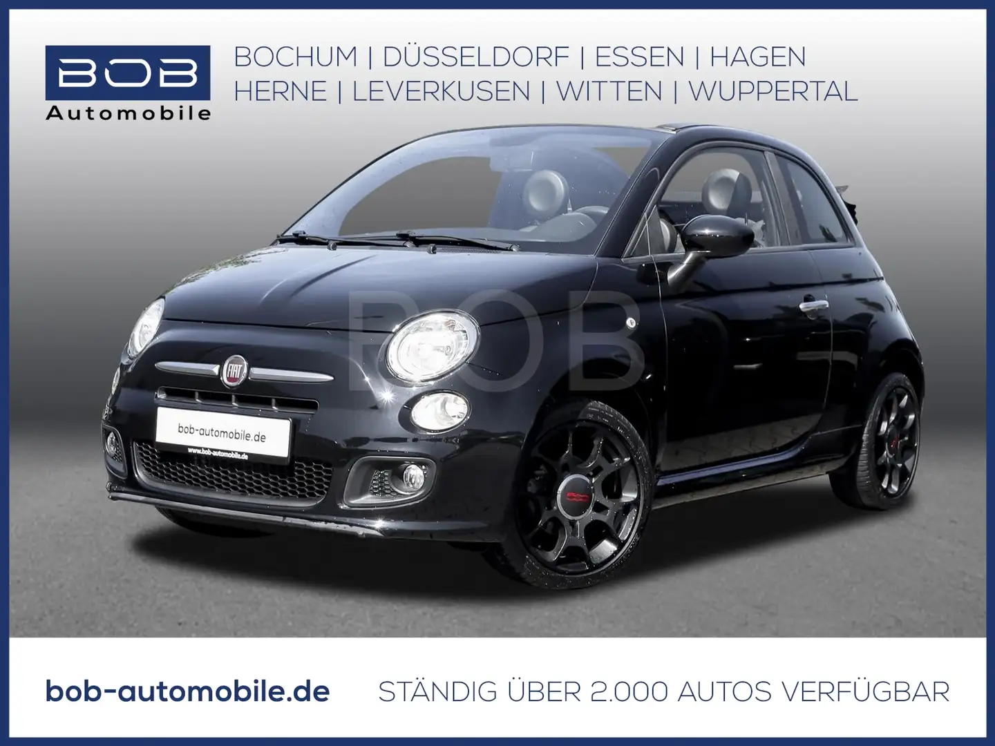 Fiat 500C 1.2 S SD PDC KLIMA USB Schwarz - 1