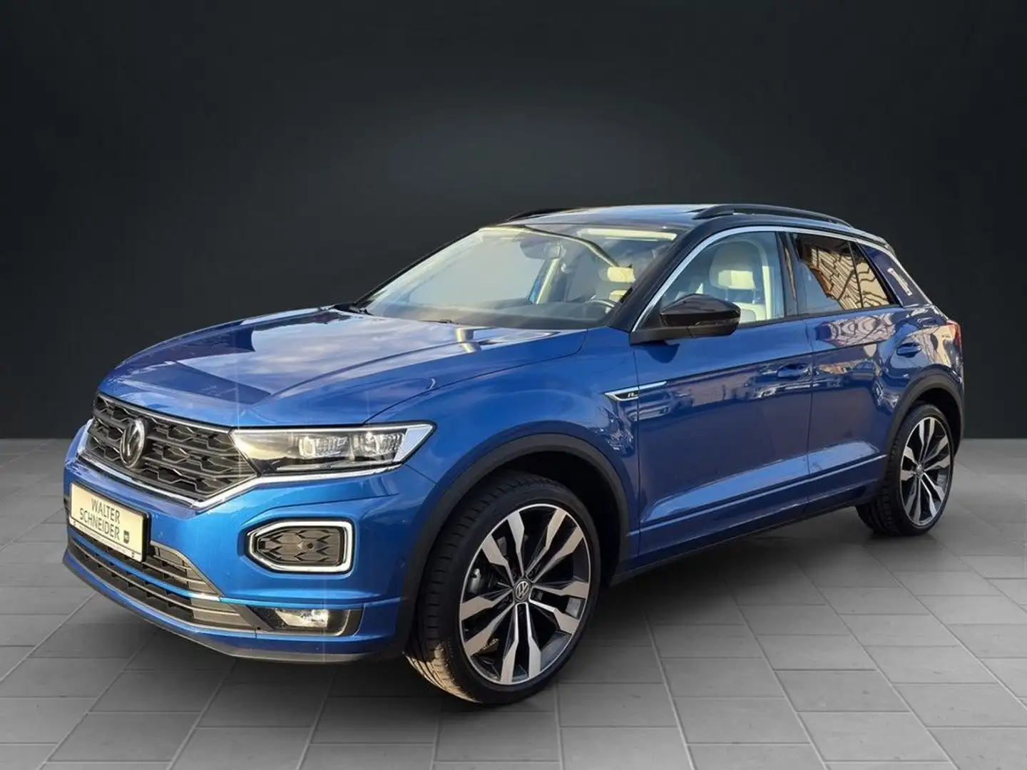 Volkswagen T-Roc 1.5 TSI DSG Style R-Line Pano Navi SHZ 19" Blauw - 2