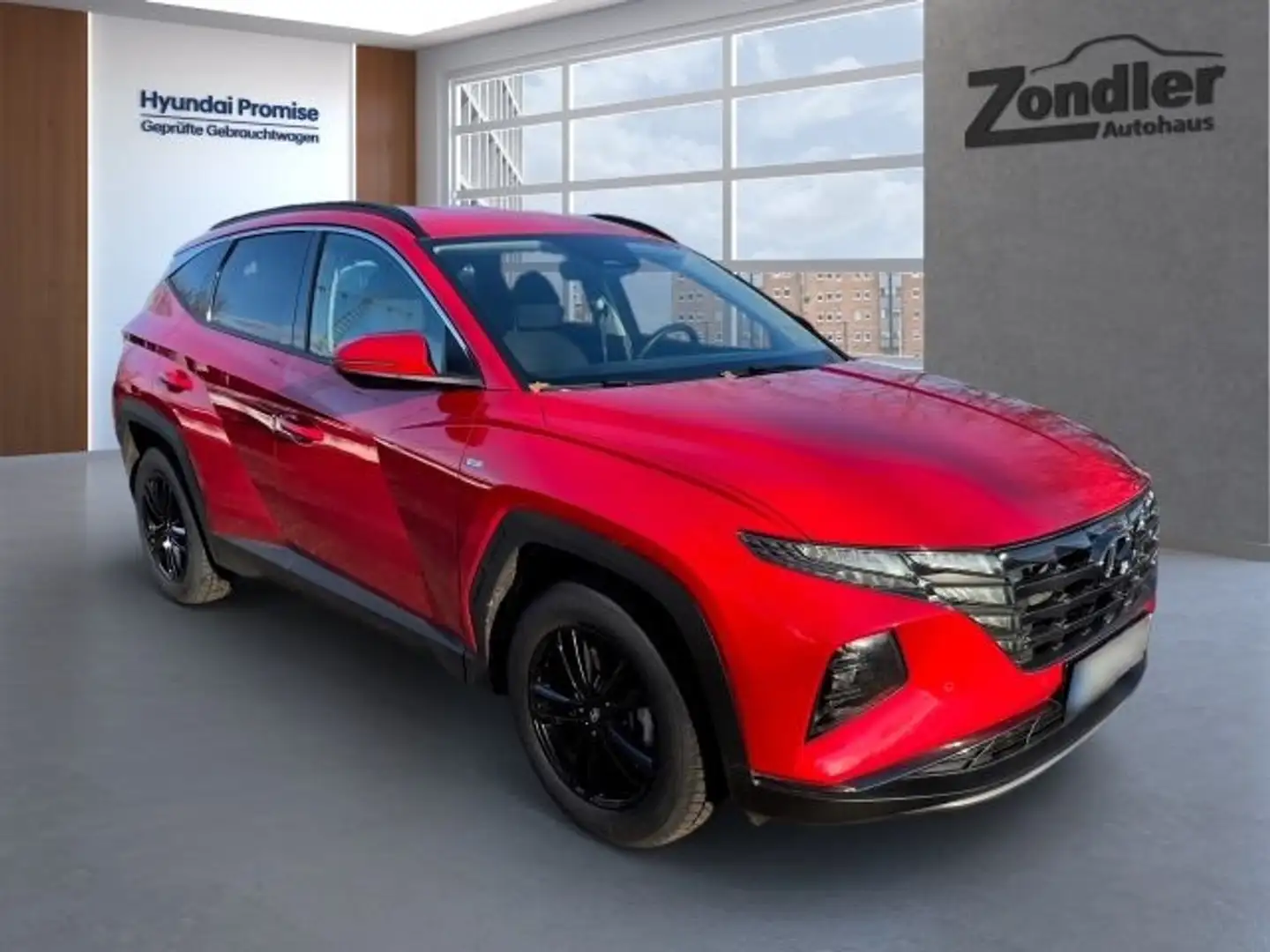 Hyundai TUCSON Trend Mild-Hybrid 1.6 Turbo 2WD TREND Assist.-Pake Rojo - 2