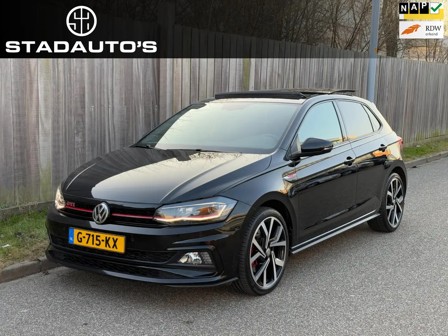 Volkswagen Polo GTI 2.0 TSI DSG Pano|LED|Digital Dash|NAP! Noir - 1