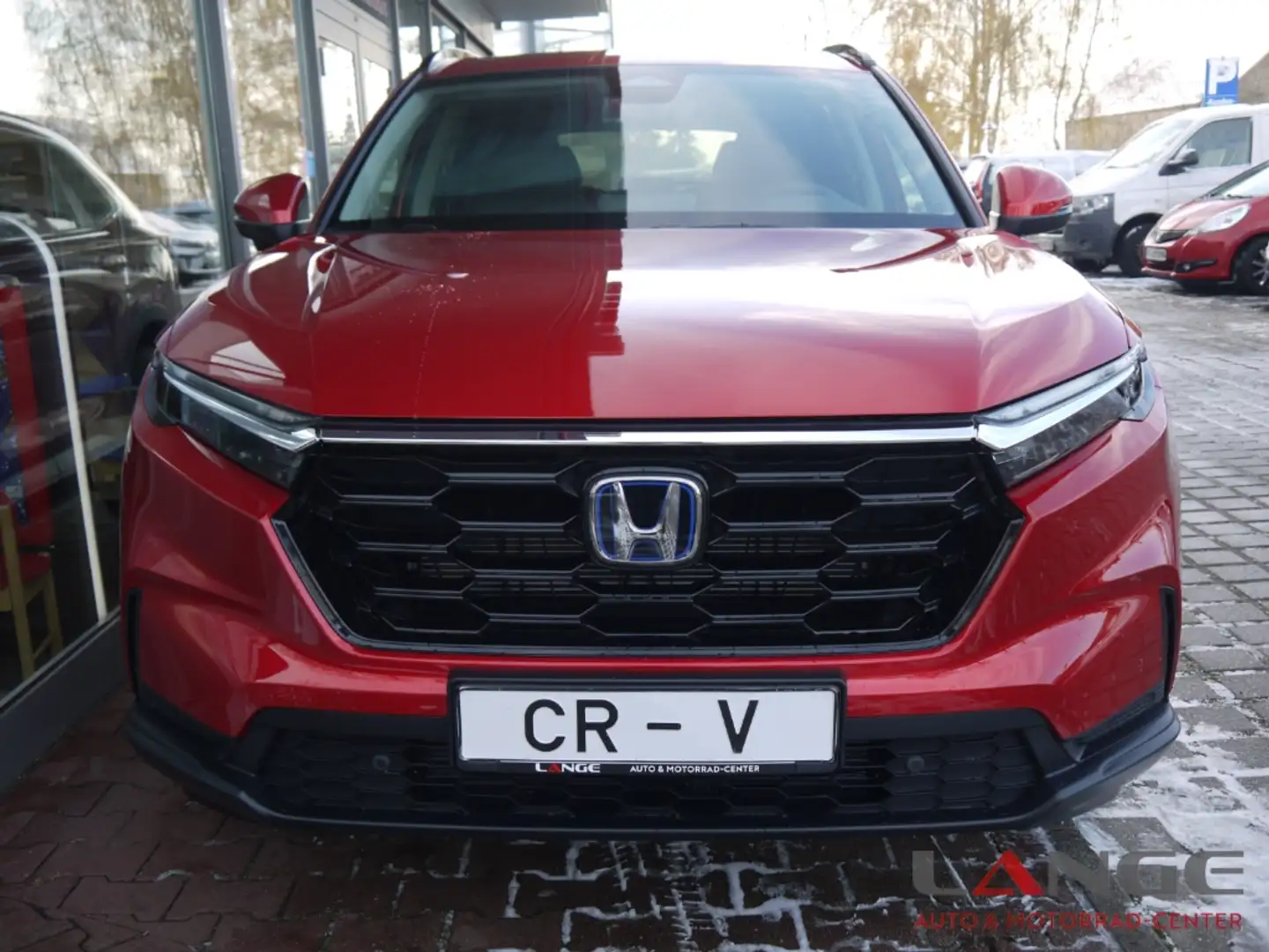 Honda CR-V 2.0 i-MMD HYBRID Elegance AWD Allrad El. Panodach Rot - 2