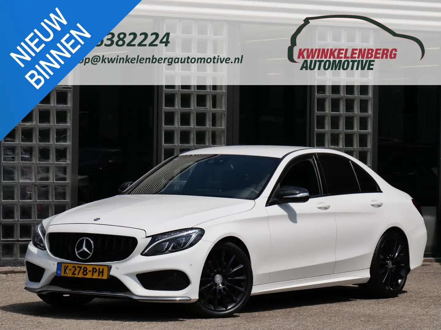 Mercedes-Benz C 200 AMG/ LEER/ BURMESTER AUDIO Wit - 1