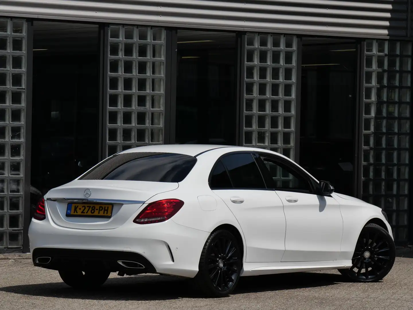 Mercedes-Benz C 200 AMG/ LEER/ BURMESTER AUDIO Wit - 2