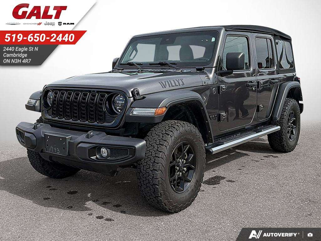 Gray 2024 Jeep Wrangler SUV / Crossover Four-Wheel Drive Manual