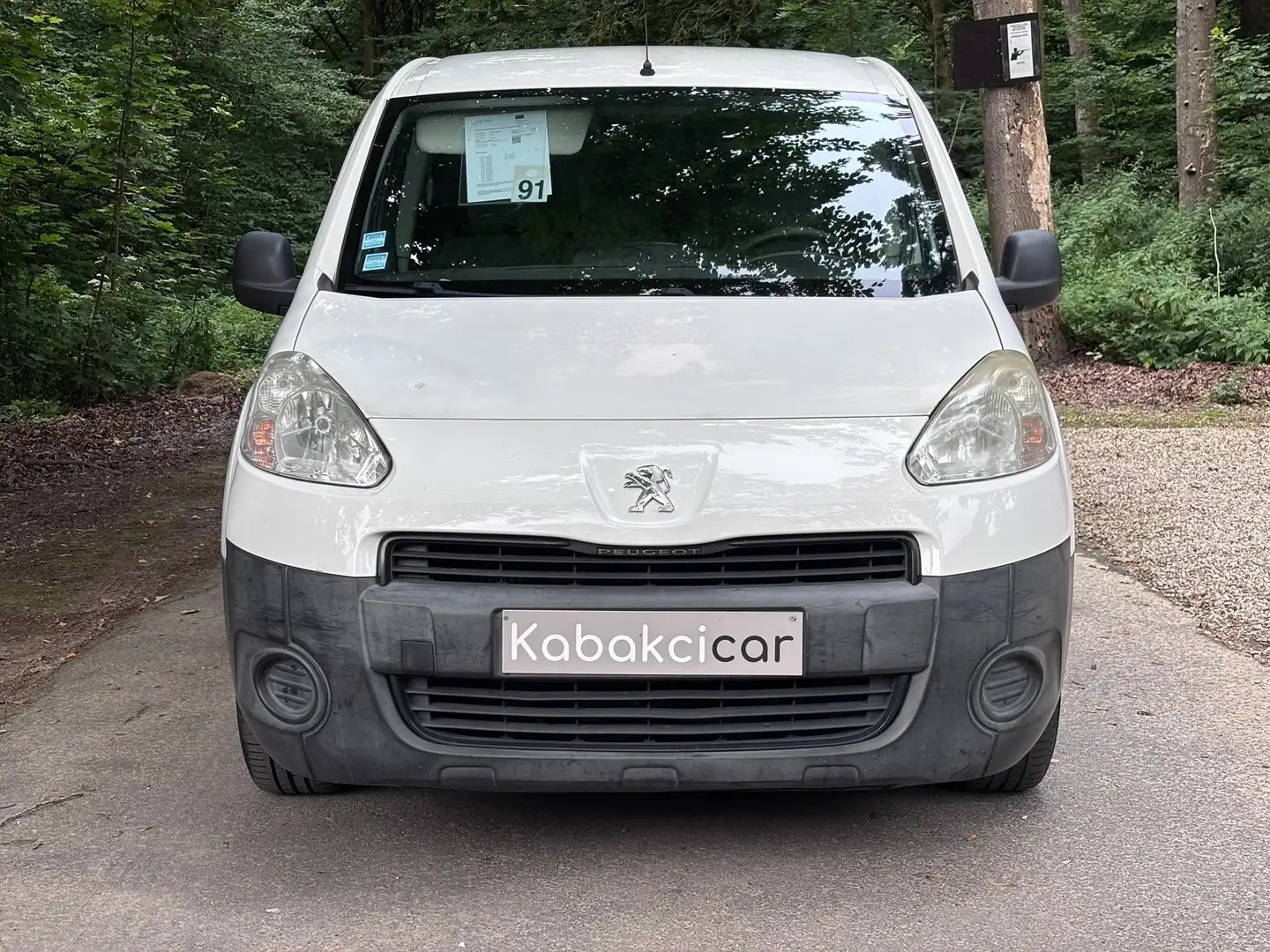 Peugeot Partner 1.6 HDi 90cv/3 PLACES/RADIO/CD/AC/GARANTIE 12 MOIS Wit - 2