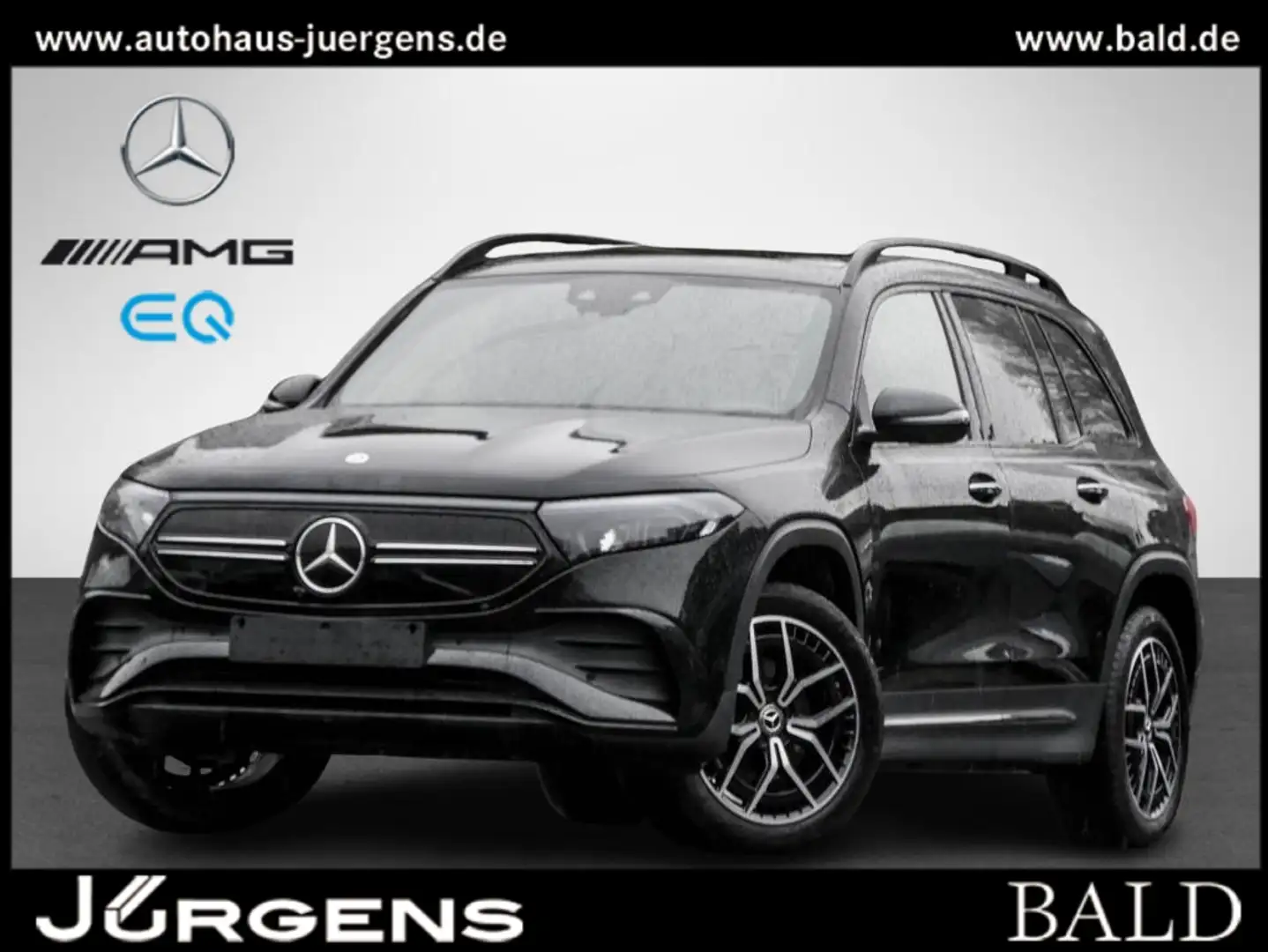 Mercedes-Benz EQB 300 4M AMG-Sport/Pano/Burm/Night/Memo/360/19 Schwarz - 1