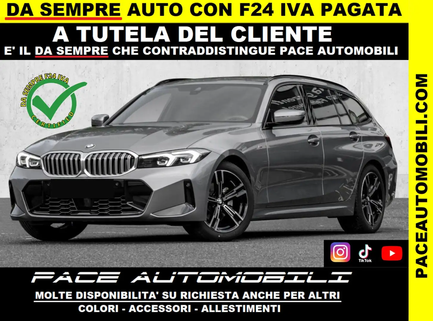 BMW 320 D M SPORT M-SPORT MSPORT LED KAMERA BLACK PACK Grigio - 1