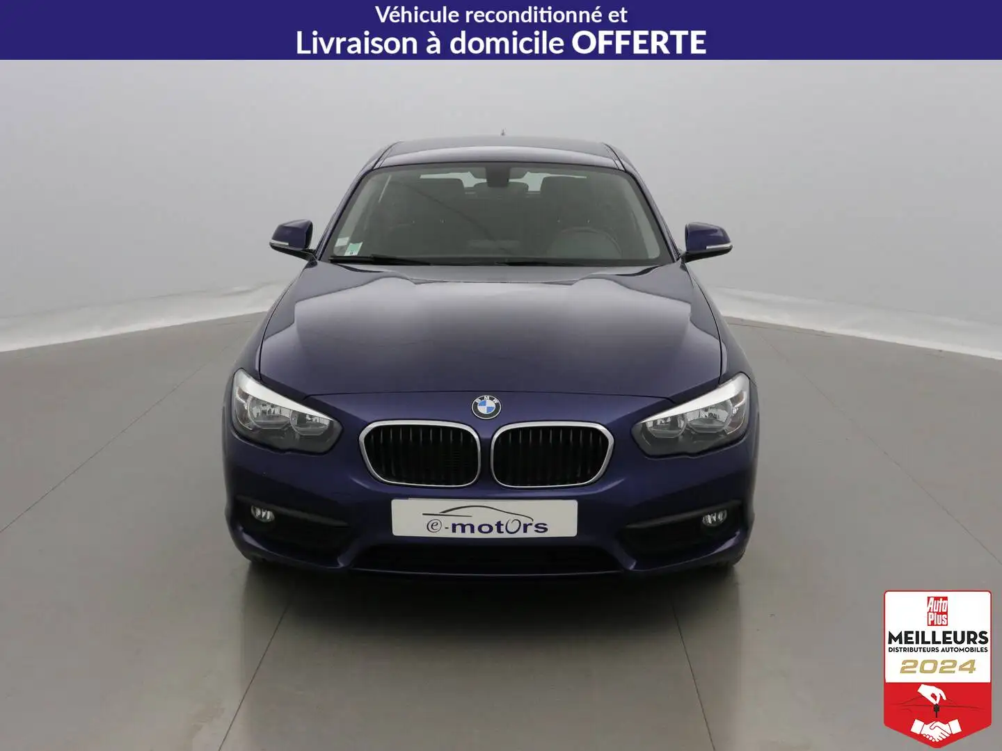 BMW 125 125i 218 Lounge +Cuir +PDC AV/AR Blanc - 2