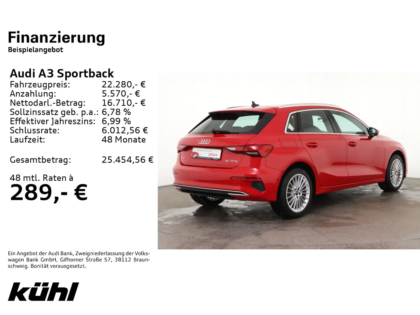 Audi A3 30 TFSI Advanced Navi Rot - 2