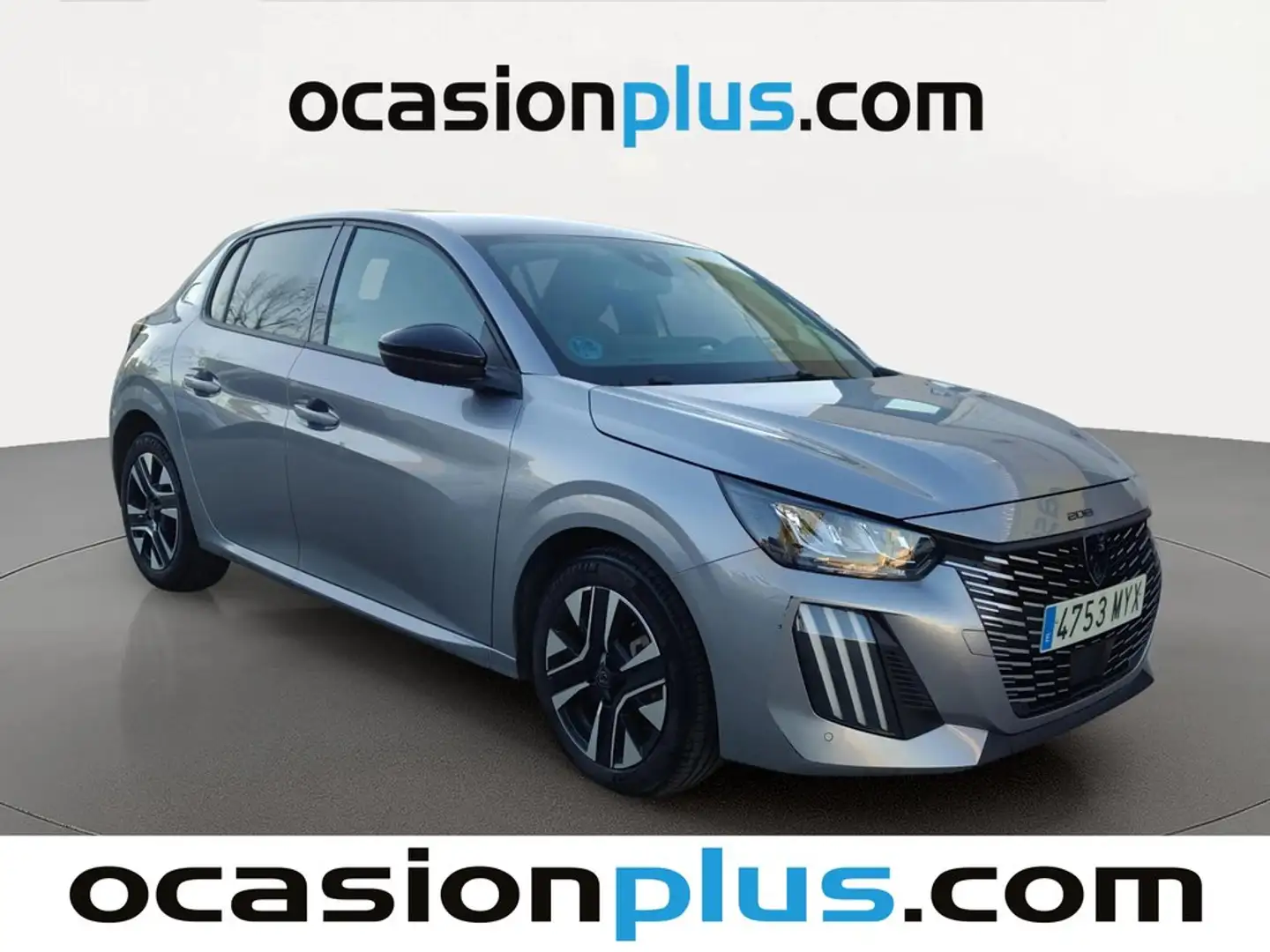 Peugeot 208 1.2 Puretech S&S Allure 100 Gris - 2