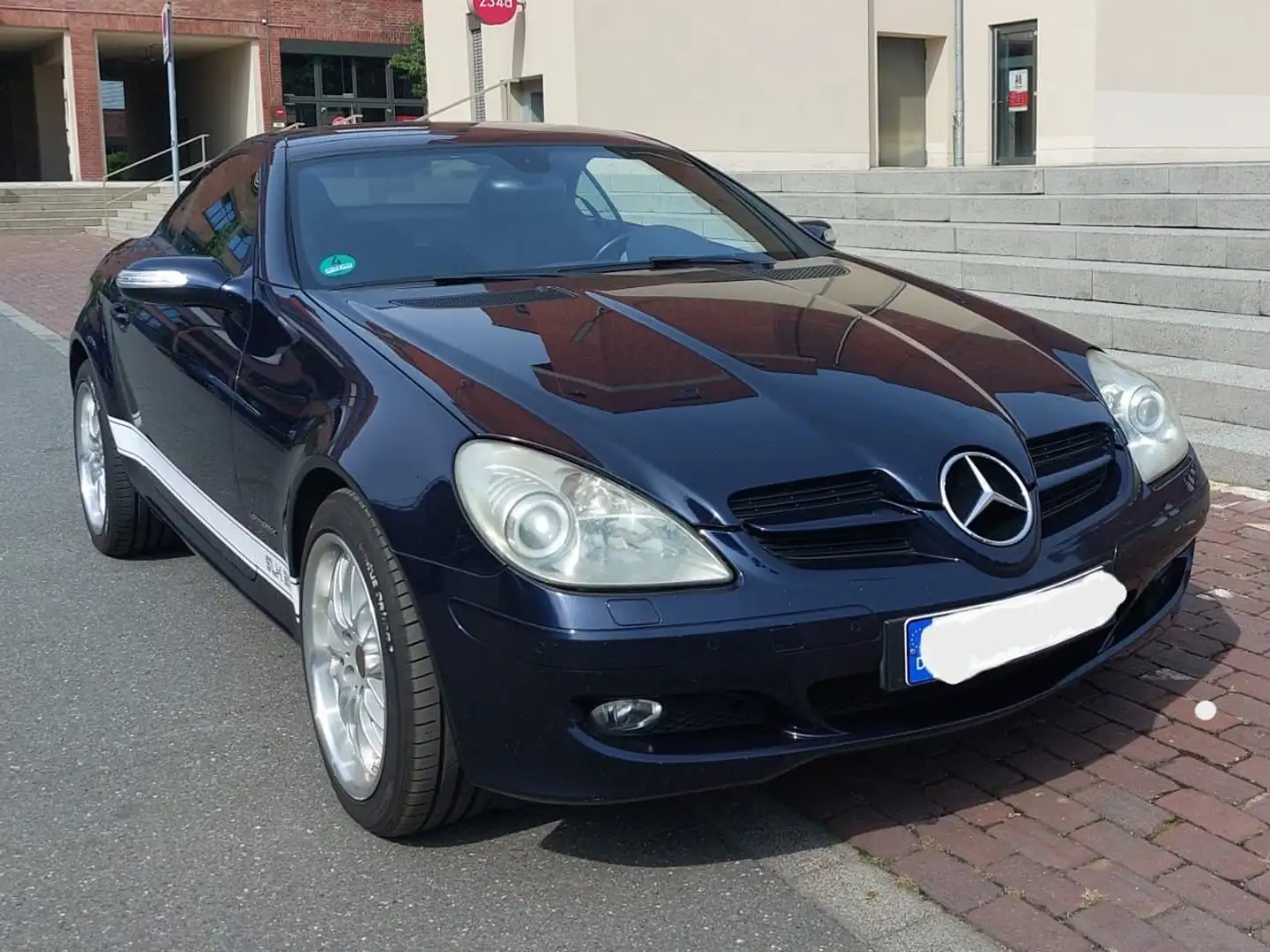 Mercedes-Benz SLK 200 Sport 2.Hand / Neue Steuerkette / Tüv 2026 Синій - 1