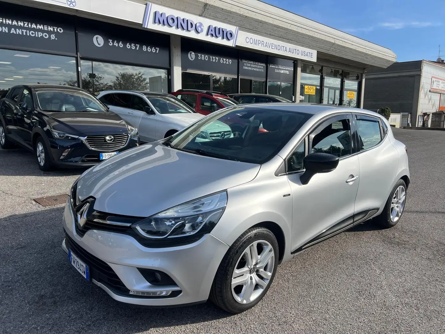 Renault Clio 1.5 dci Moschino Intens 75cv*OK NEOPATENTATI E6 Argento - 1