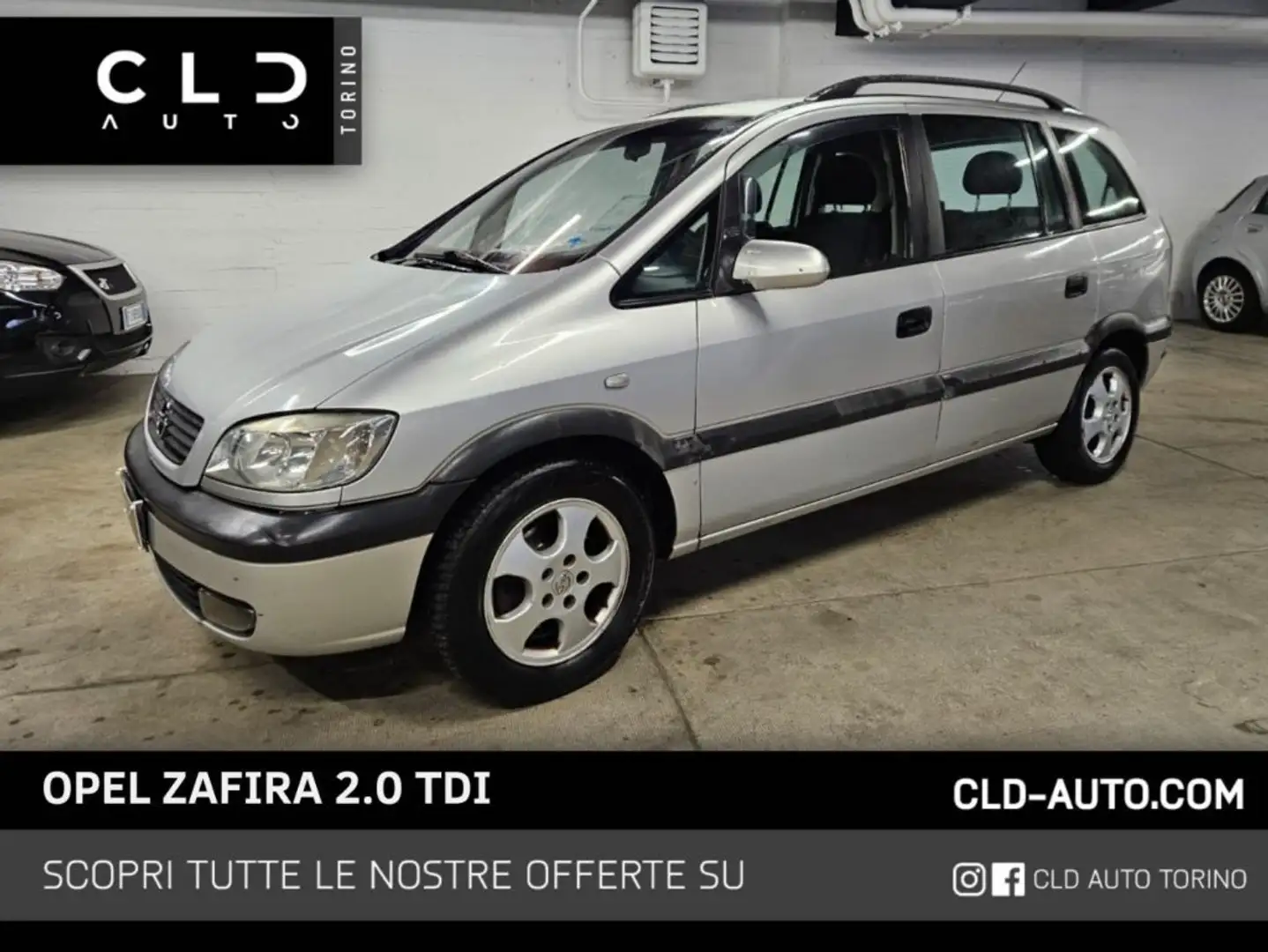 Opel Zafira 2.0 16V DTI cat 7POSTI Gris - 1