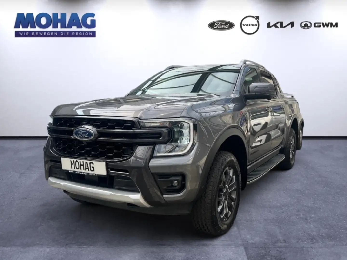 Ford Ranger 205PS Wildtrak*El.Rollo*360 GRAD CAM*AHK Gris - 1