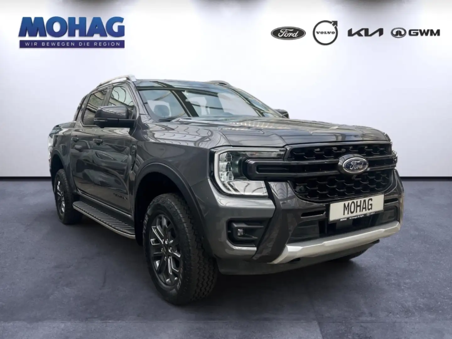 Ford Ranger 205PS Wildtrak*El.Rollo*360 GRAD CAM*AHK Gris - 2