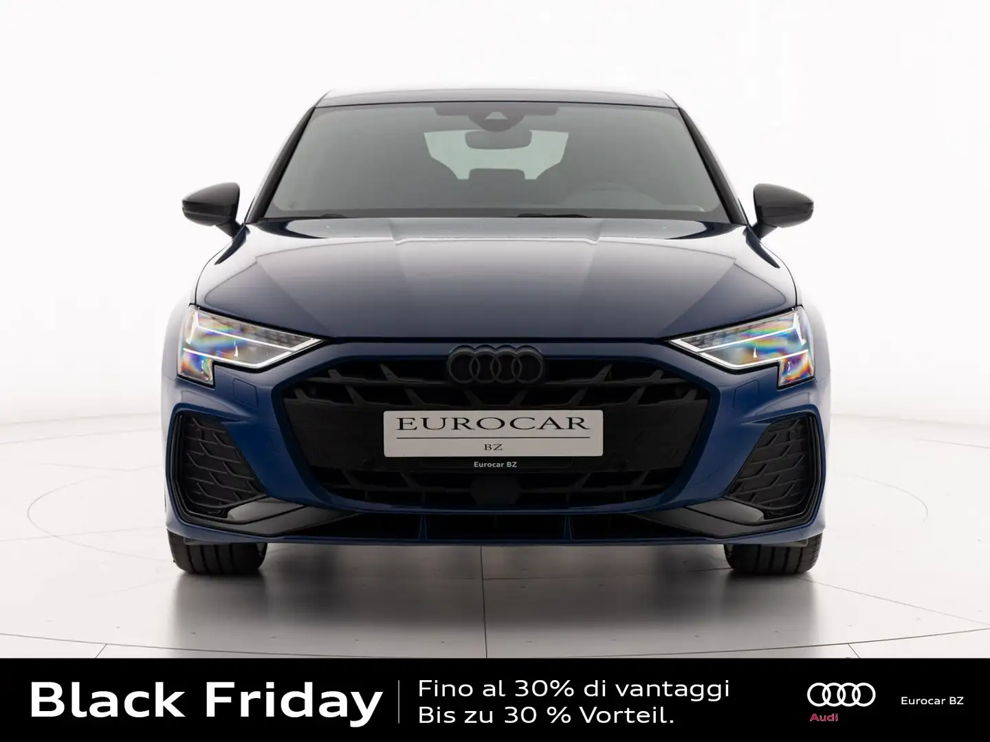 Audi A3 sportback 1.5 tfsi mhev s line edition 150cv s-tro Bleu - 2