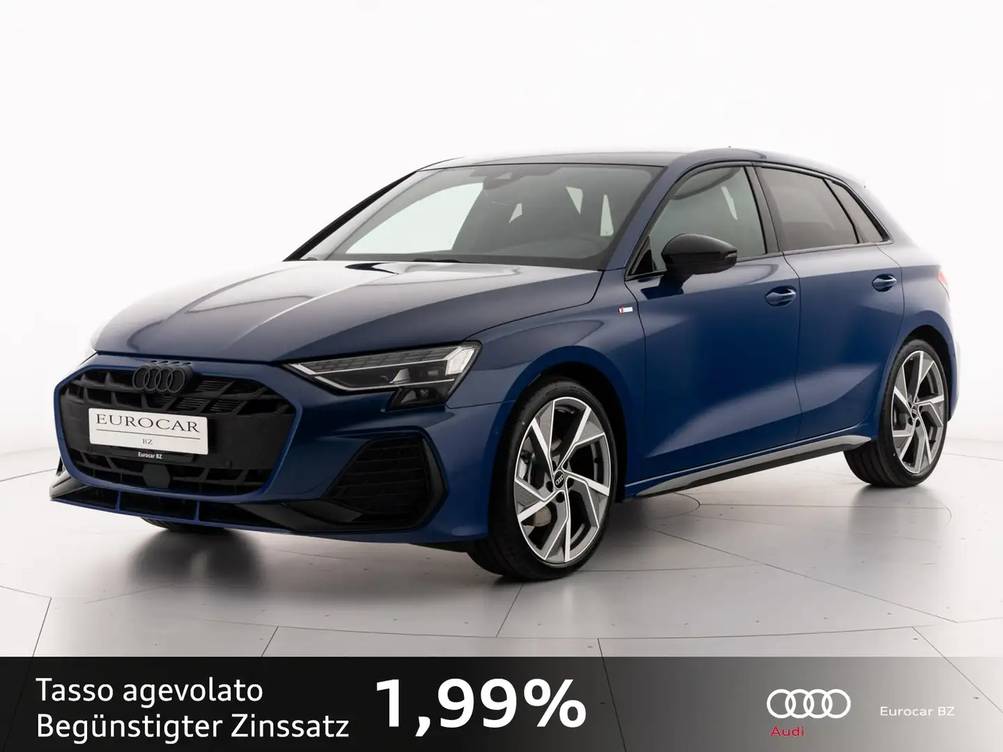 Audi A3 sportback 1.5 tfsi mhev s line edition 150cv s-tro Blu/Azzurro - 1