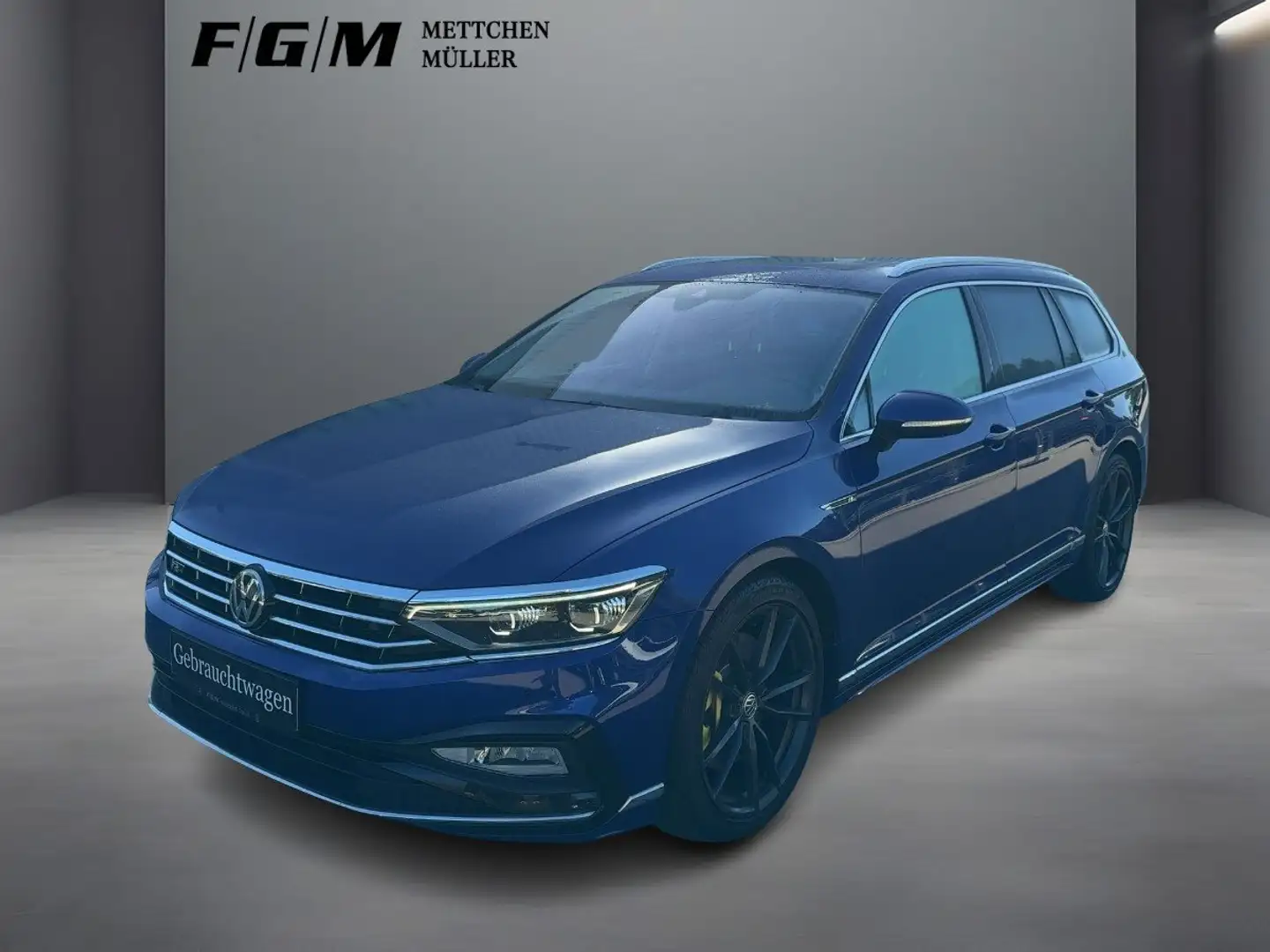 Volkswagen Passat Variant 2.0 TDI 4M Elegance Standhz|AHK Bleu - 1