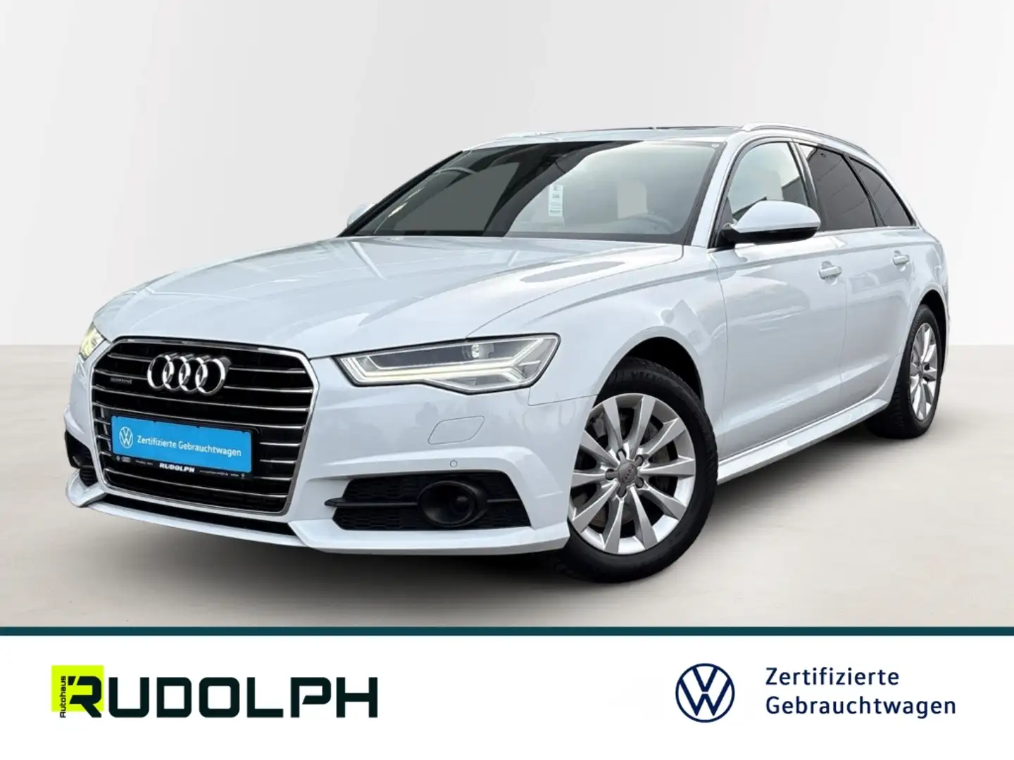 Audi A6 Avant 3.0 TDI quattro DSG LED HUD Navi ACC SHZ Fer Blanc - 1