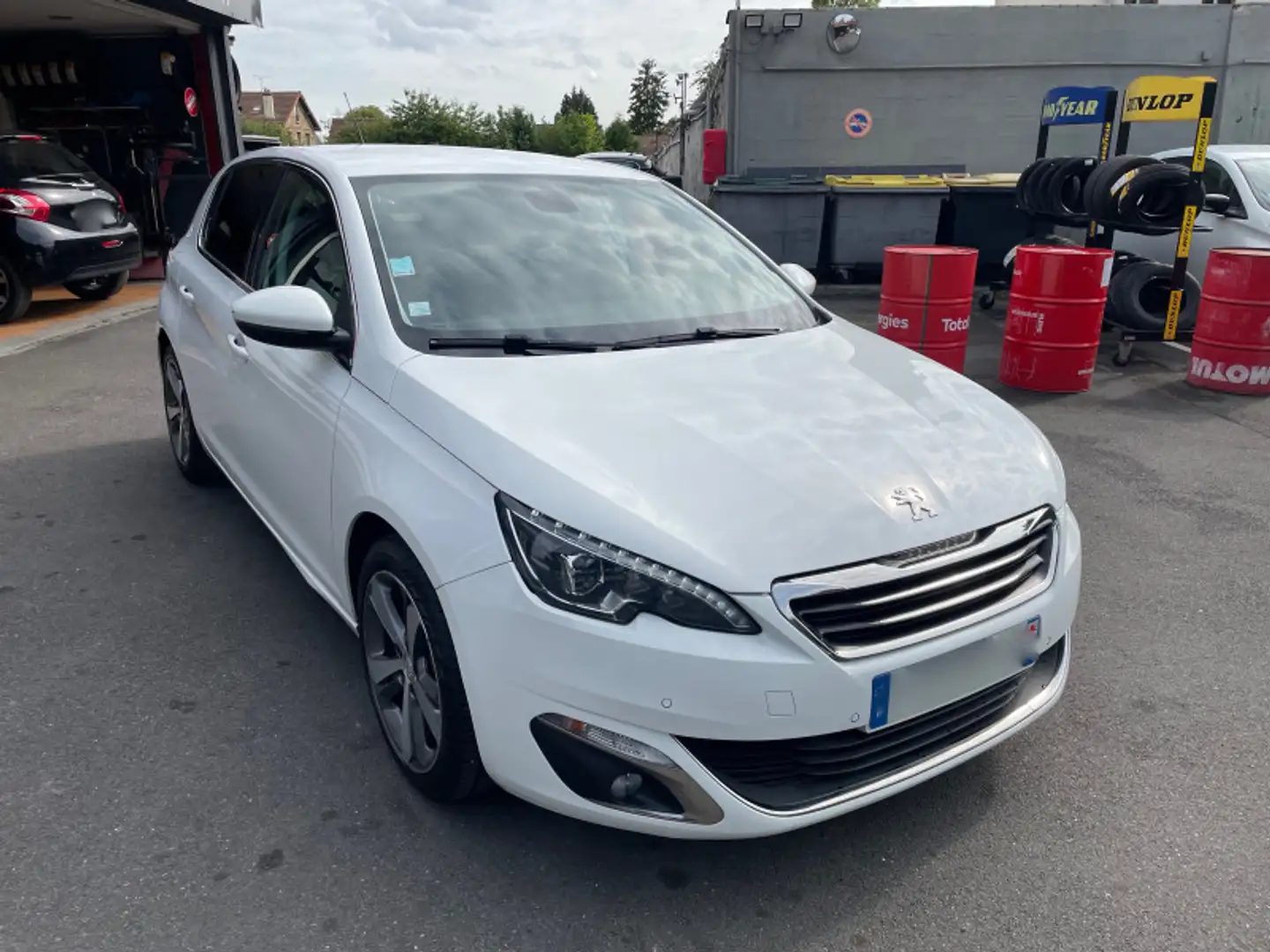 Peugeot 308 1.2 PURETECH 130CH ALLURE S\u0026S EAT6 5P BOITE A Blanc - 2