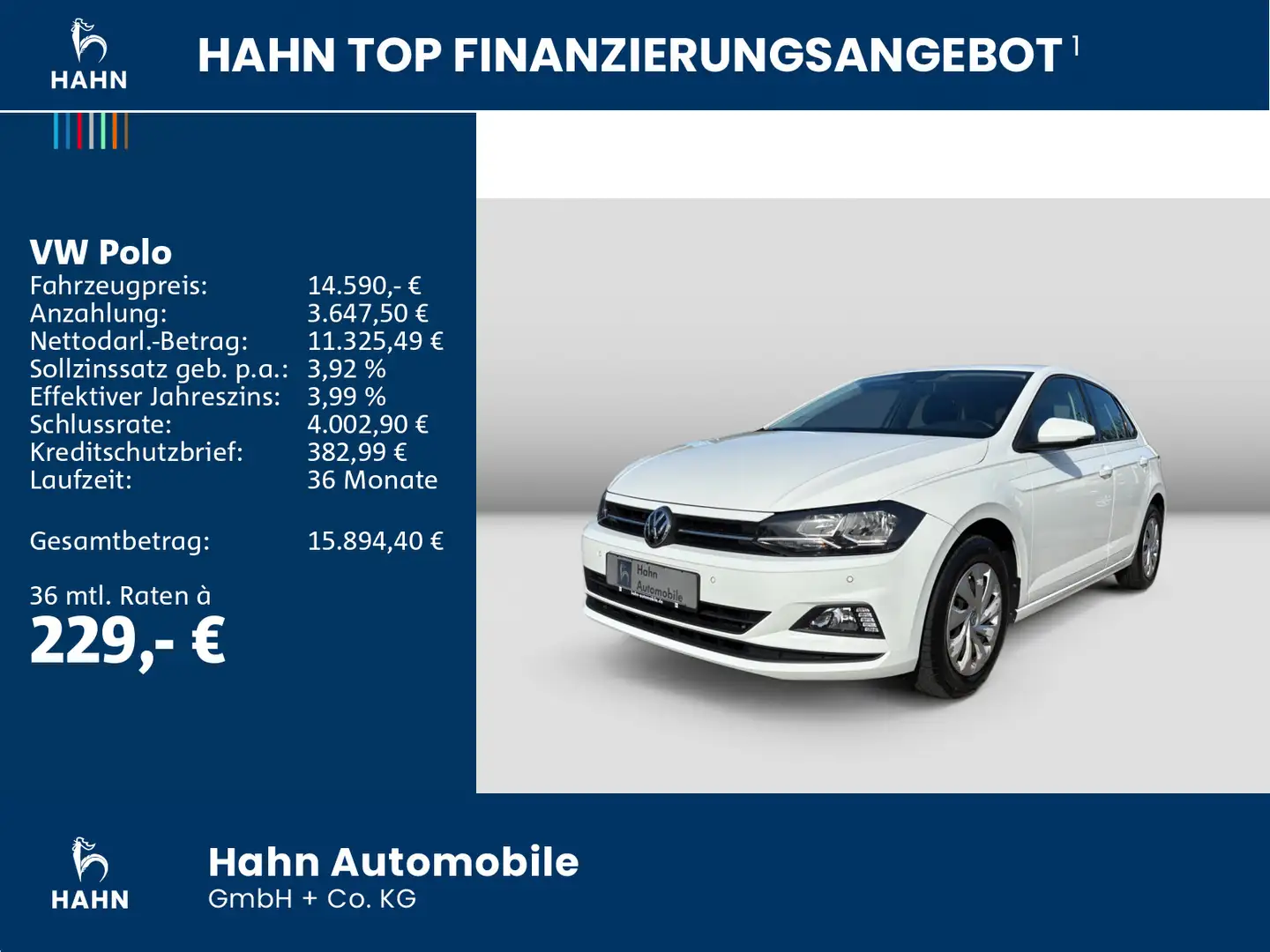 Volkswagen Polo 1.6TDI Comfortline Navi Sitzh ACC PDC USB Blanc - 2