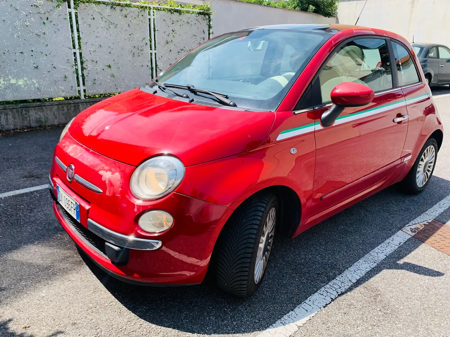 Fiat 500 500 III 1.2 Lounge 69cv Rouge - 1