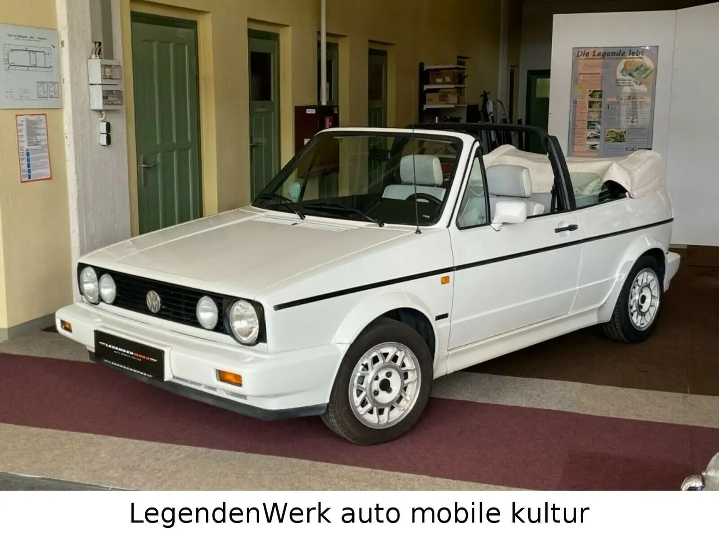 Volkswagen Golf I 1 GLI Cabriolet GTI DX Snow White EDITION Wit - 2