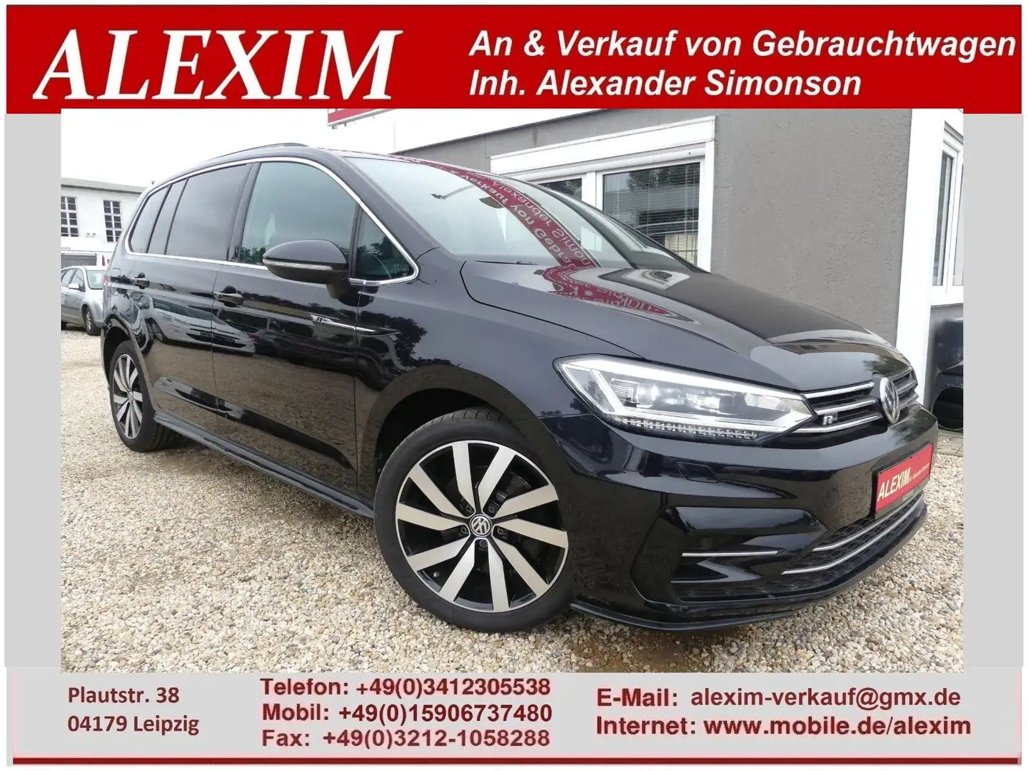 Volkswagen Touran 1.8 TSI Highline/R-Line/1.Hand/LED/Navi Noir - 1