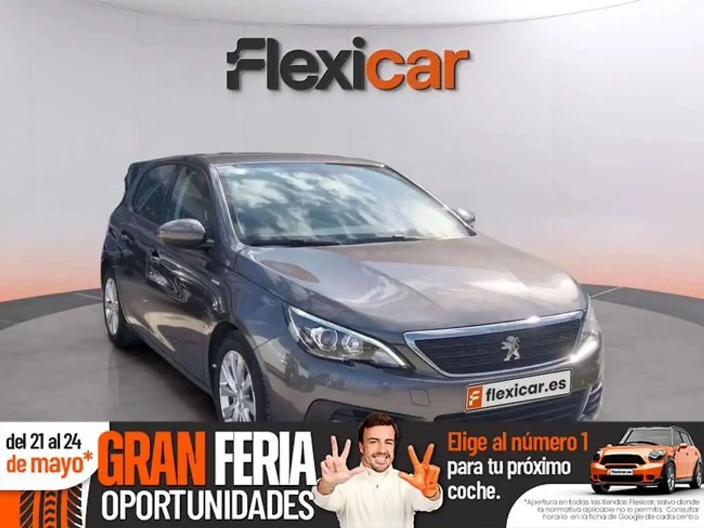 Peugeot 308 1.2 PureTech S&S Active Pack 130 Gris - 1