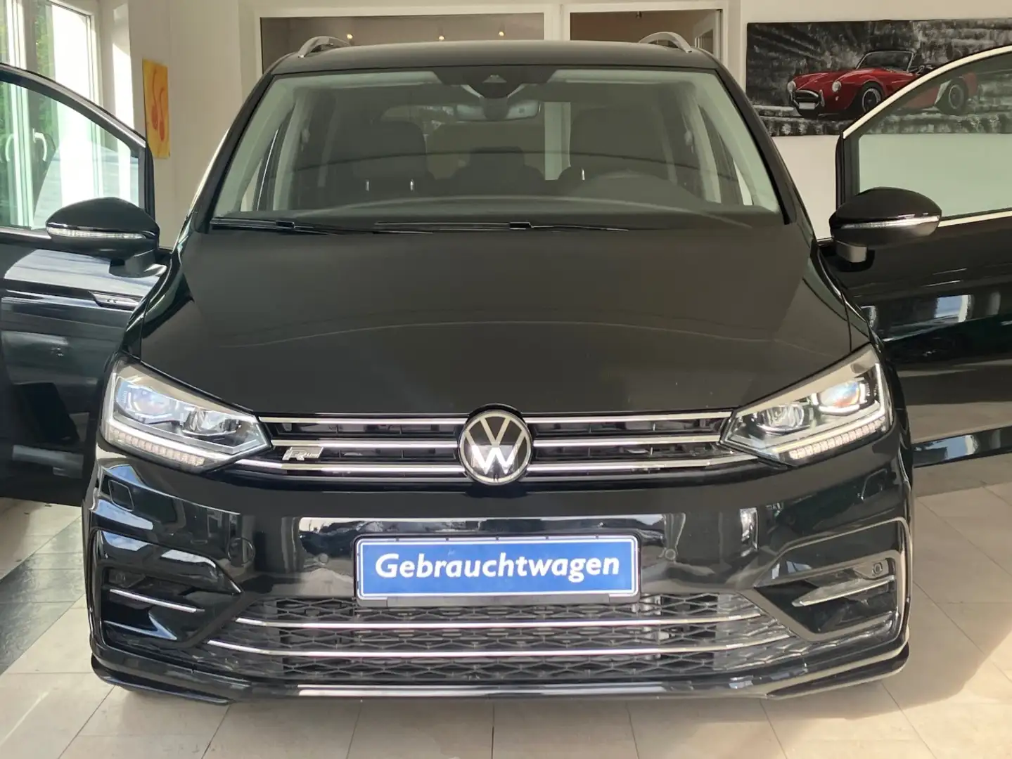 Volkswagen Touran 1.5 TSI Comfortl. DSG R-Line 7Si. ACC LED Noir - 2