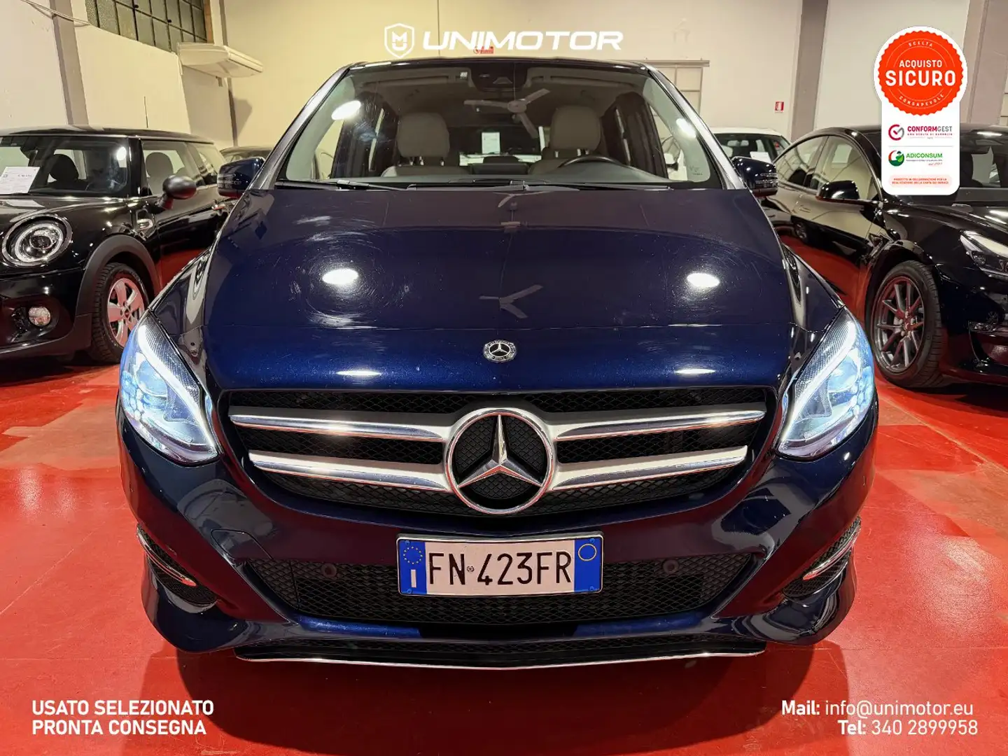 Mercedes-Benz B 180 B 180d Sport Next 109cv Automatic Blauw - 2