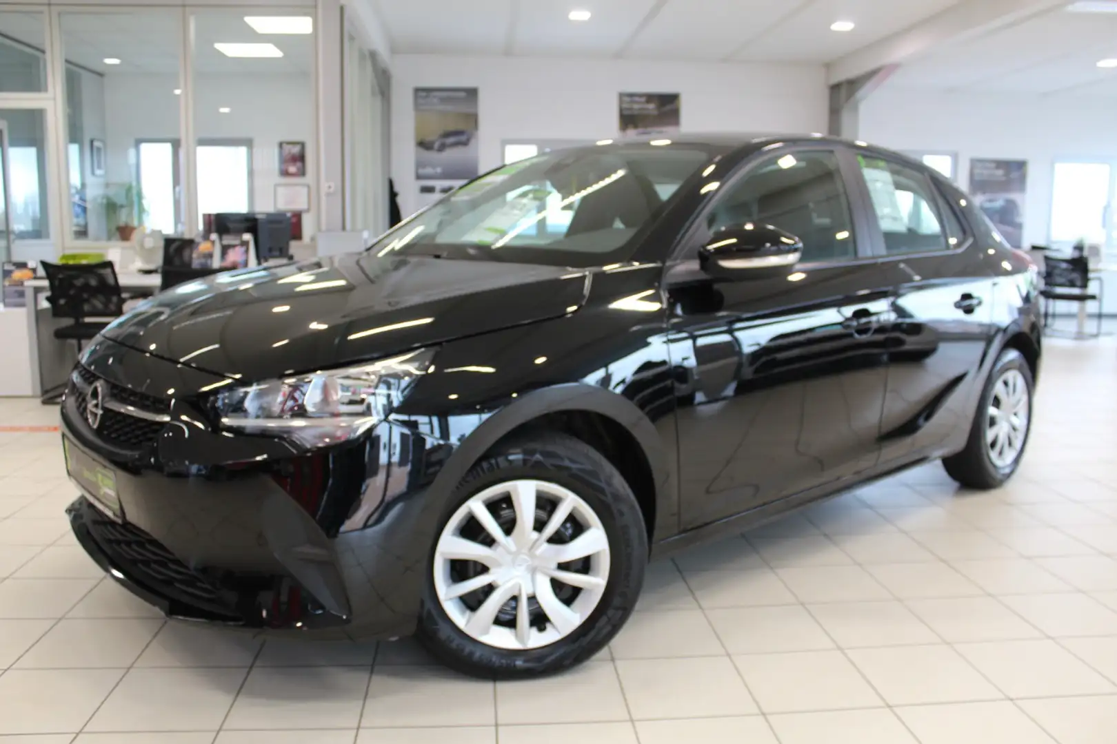 Opel Corsa 1.2 EDITION Navi+SHZ+Winterp.+Kam.+PDC Zwart - 2