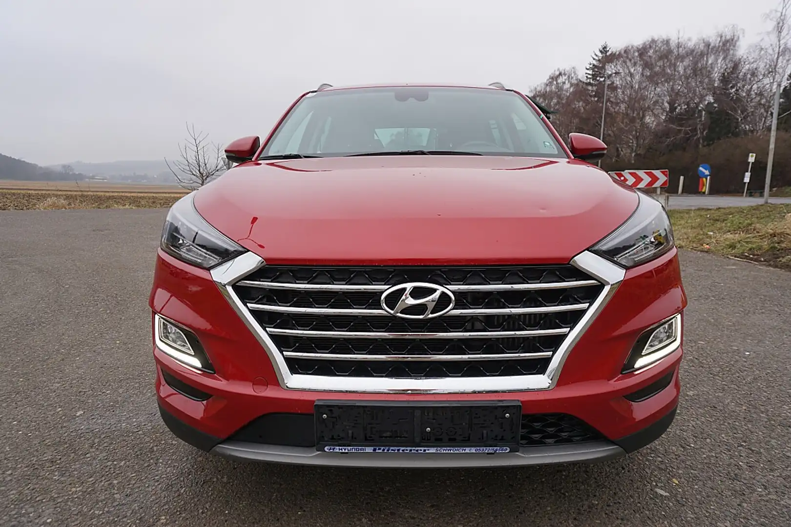 Hyundai TUCSON Tucson 1,6 T-GDI 4WD Level 4 DCT Aut. Rouge - 1