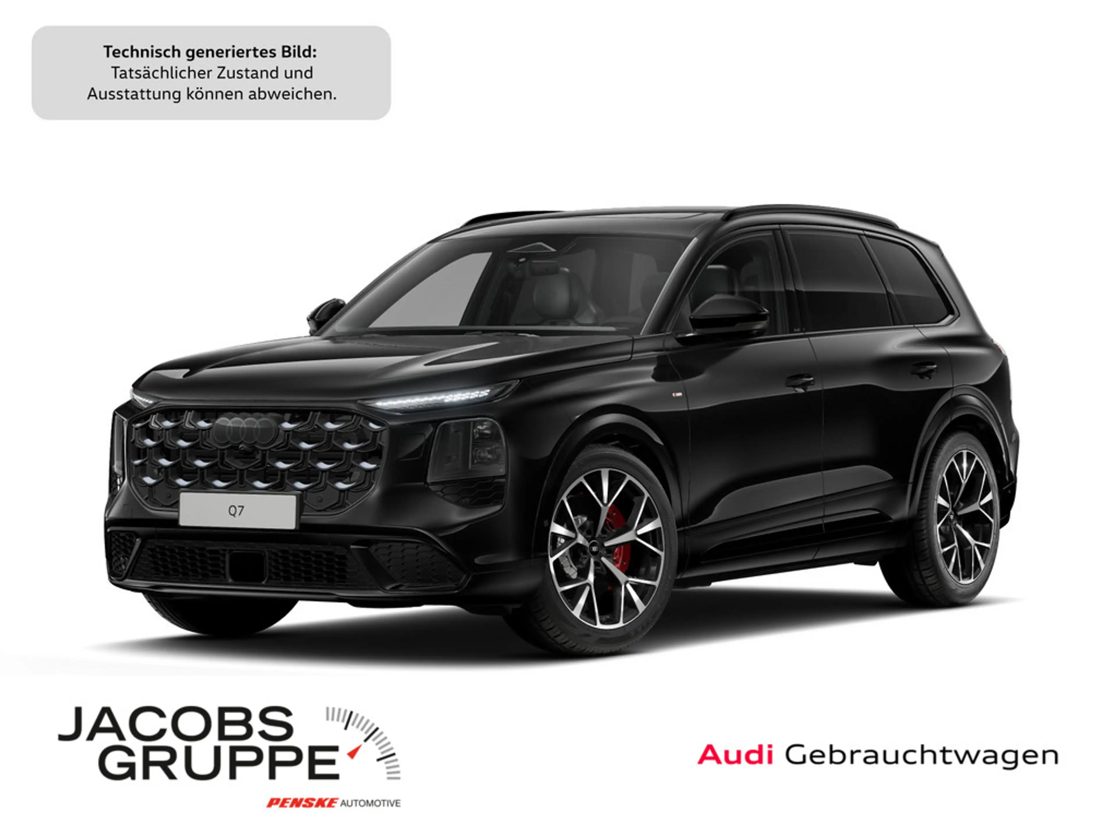 Audi Q7 TDI 2xS line/All Black/7-Sitze/Allradl./Digi Matrix/360°/Pano/HuD/S