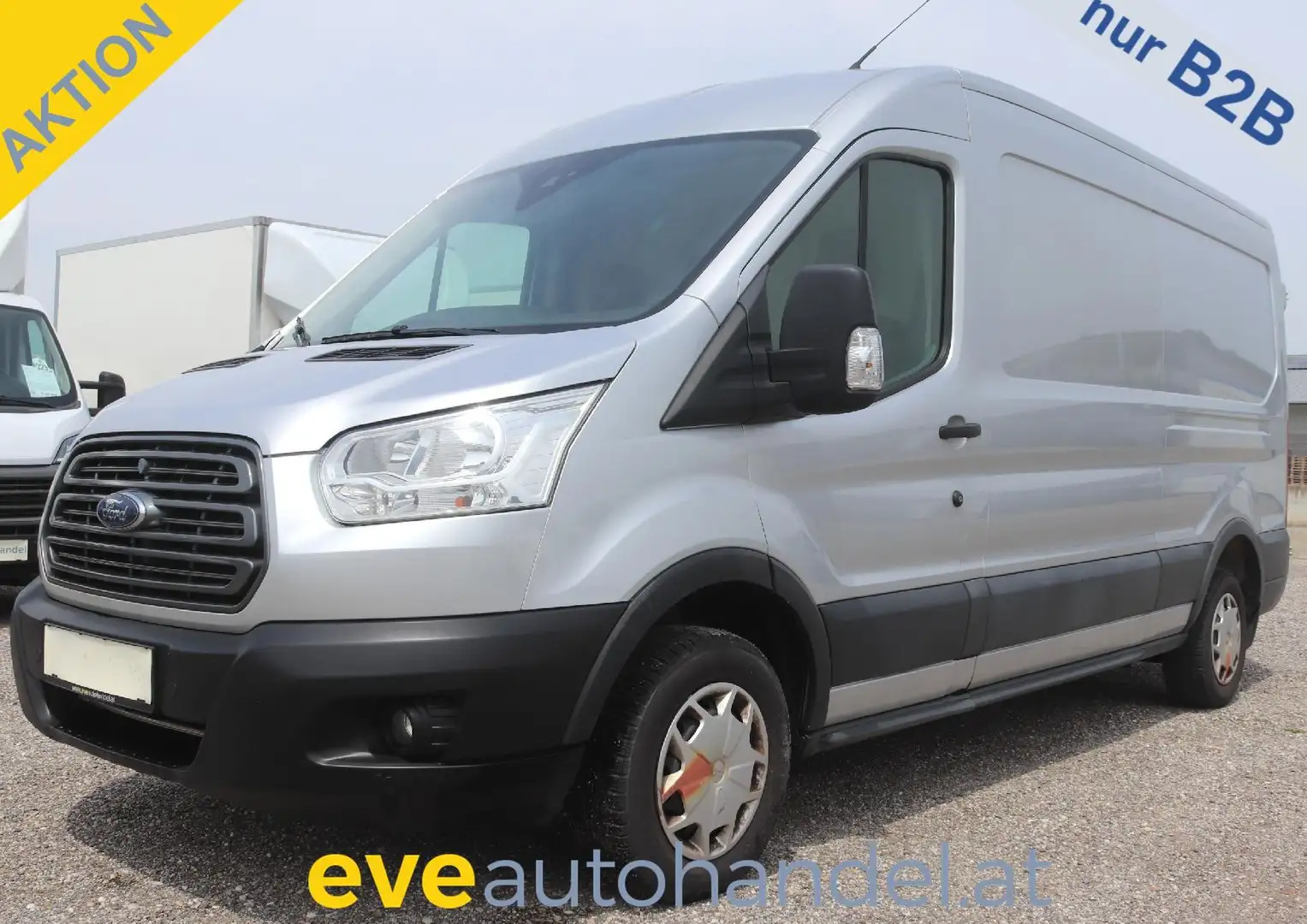 Ford Transit L3H2 Kasten 2,0 NAVI TEL TEMP KLIMA Parksens. Silber - 1