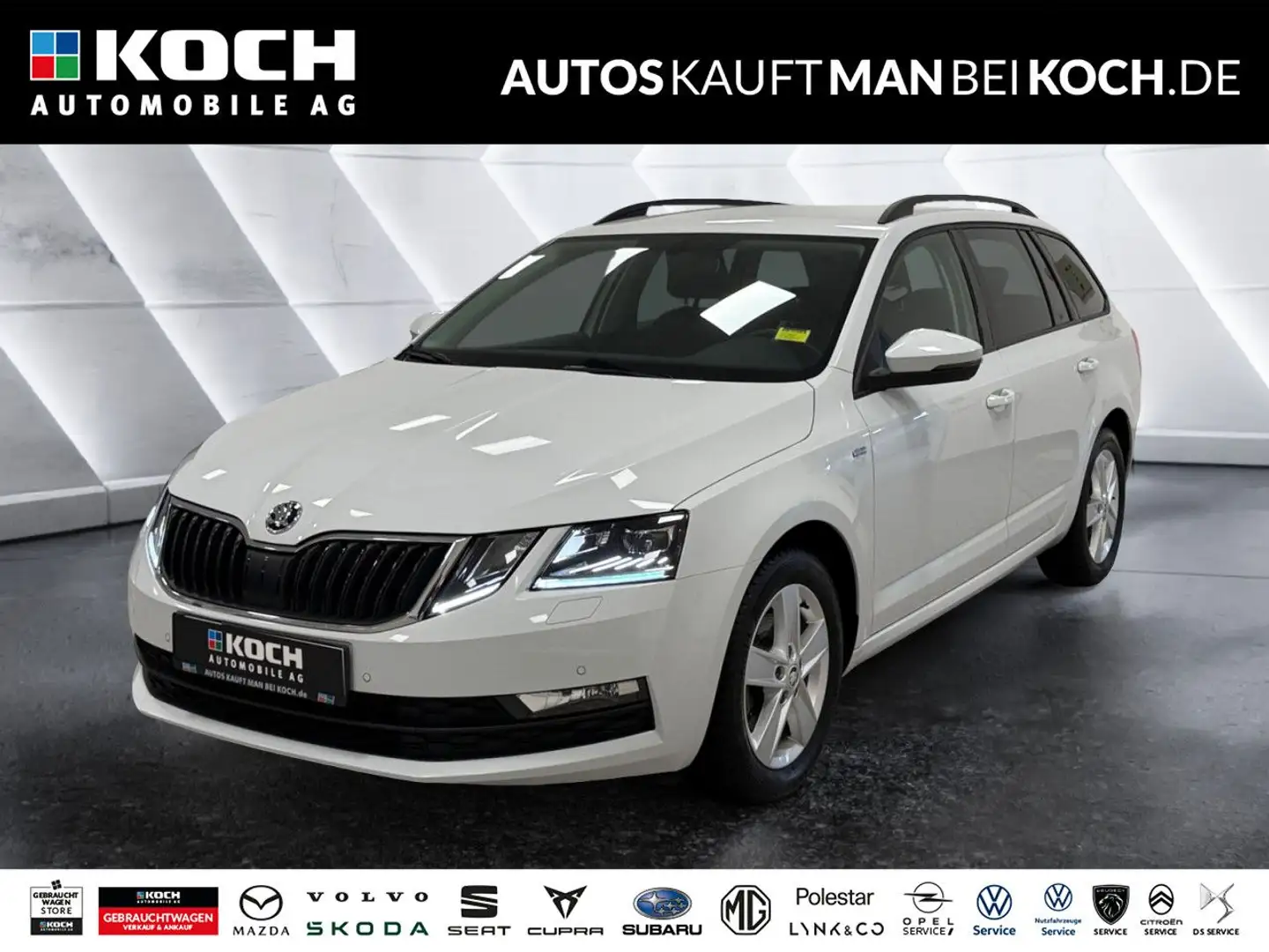 Skoda Octavia Combi 1.5 TSI DSG LED NAVI PDC KLIMAAUT SH Blanc - 1