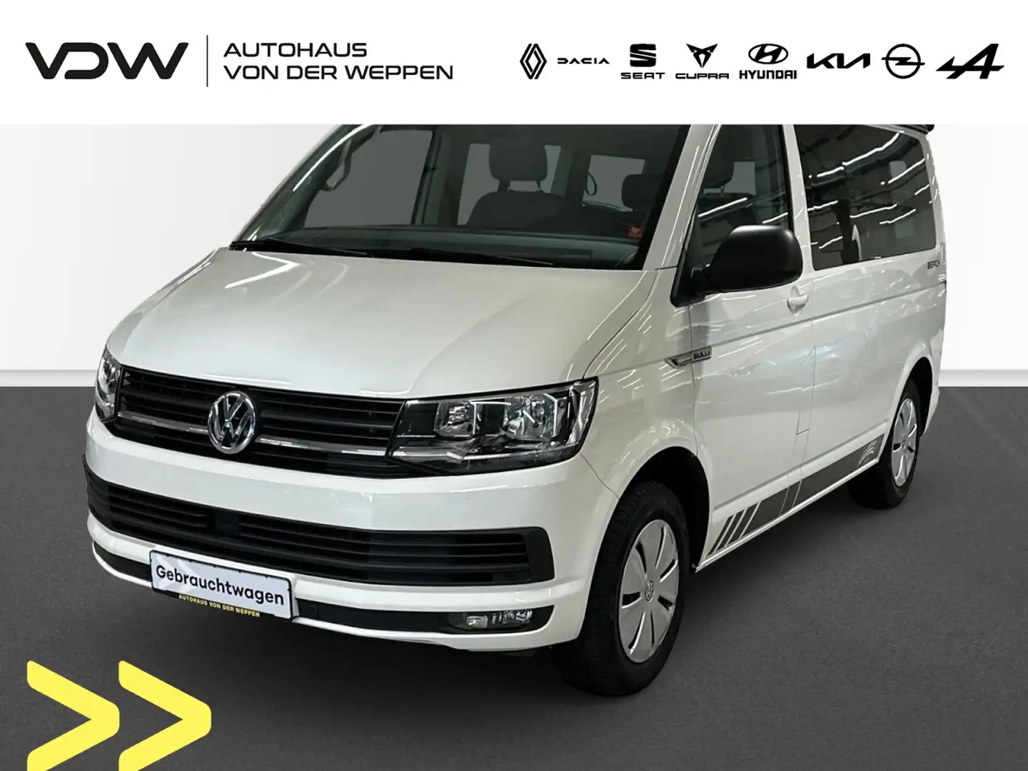 Volkswagen T6 California Beach Automatik Klima Rückfahrkamera Standheizung Weiß - 1